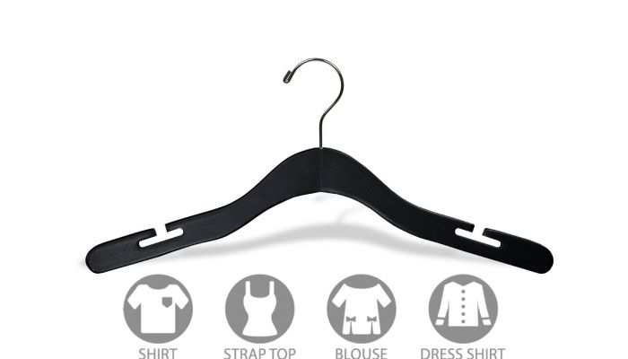 Flat Hangers - Multiple Styles - Natural/Chrome - Case of 100 