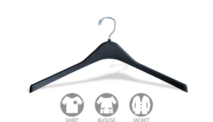 Black Plastic Clothes Hangers 17