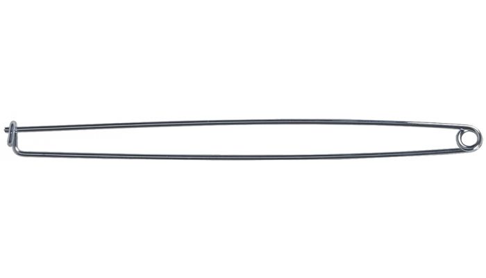 Diaper pin rod 14- chrome