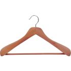 Unfinished Cedar Suit Hanger W/ Suit Bar (18" X 2")