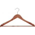 Unfinished Cedar Suit Hanger W/ Suit Bar (17" X 7/16")