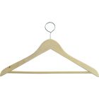 Unfinished Wood Anti-Theft Suit Hanger W/ Suit Bar (17" X 3/4")