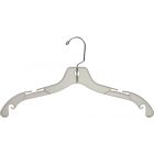 Clear Plastic Top Hanger W/ Notches (17" X 3/8")