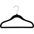 Kids Black Velvet Suit Hanger (11 5/8" X 3/16")