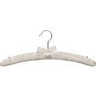 Ivory Padded Top Hanger (16" X 1")