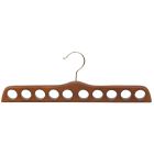 Walnut Wood 10 Hole Scarf Hanger (17 1/2" X 3/4")