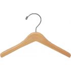 Kids Matte Natural Alder Top Hanger (11" X 1/2")