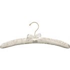 Petite Ivory Padded Top Hanger (15" X 1 1/4")