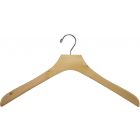 Oversized Natural Wood Top Hanger (18" X 2")