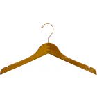 Petite Honey Alder Top Hanger W/ Notches (15.5" X 1/2")