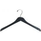 Matte Black Wood Top Hanger (17" X 1/2")