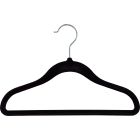 Kids Black Velvet Suit Hanger (11 5/8" X 3/16")