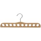 Natural Wood 10 Hole Scarf Hanger (17 1/2" X 3/4")