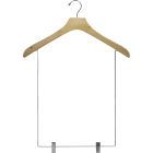 Oversized Natural Wood Display Hanger W/ 15" Clips (18" X 2")