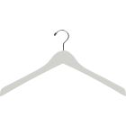 White Wood Top Hanger (17" X 1/2")