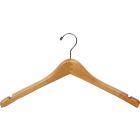 Petite Natural Alder Top Hanger W/ Notches (15.5" X 1")