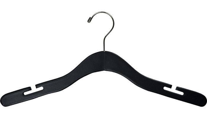 Set of 100 Black Wood Hangers W/Notches Great Prices!, Invert T Notch