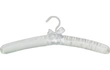 Petite White Padded Top Hanger (15" X 1 1/4")