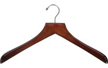 Oversized Walnut Wood Top Hanger (18" X 2")