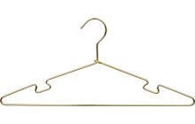 Gold Metal Top Hanger W/ Notches (17" X 3/16")