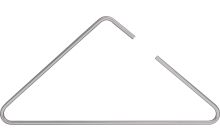 Matte Nickel Metal Top Hanger (16" X 5/16")