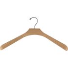 Oversized Natural Wood Top Hanger (18" X 2")