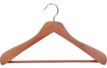 Unfinished Cedar Suit Hanger W/ Suit Bar (18" X 2")