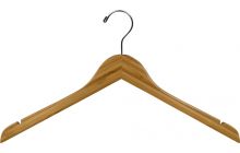 Bamboo Top Hanger W/ Notches (17" X 7/16")