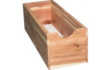 Cedar Sock Box (14 9/16" X 4 5/16" X 4"