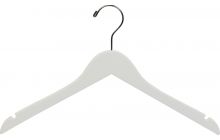 100pk Combo Pack Suit/shirt Flocked Hangers White - Brightroom™ : Target