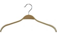 Petite Natural Laminate Top Hanger W/ Rubber Strips (16" X 1/2")