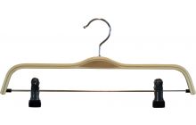 Natural Laminate Bottom Hanger W/ Deluxe Clips (14" X 1/2")