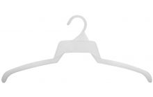 White Plastic Top Hanger (17" X 1/8")