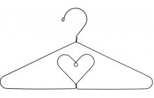 Set of 3 Assorted Metal Decorative Heart Hangers