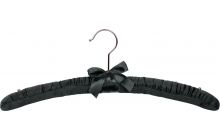 Save on Black Slim-Line Flock Suit Hanger With Flocked Bar - 17