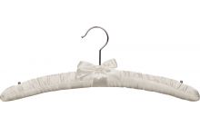 Ivory Padded Top Hanger (16" X 1")