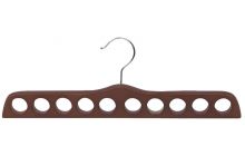 Walnut Wood 10 Hole Scarf Hanger (17 1/2" X 3/4")