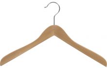 Natural Wood Top Hanger (17" X 5/8")