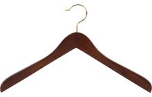 Walnut Wood Top Hanger (17" X 5/8")