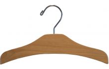 Kids Matte Natural Alder Top Hanger (11" X 3/8")