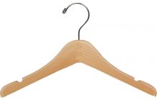 Junior Matte Natural Alder Top Hanger W/ Notches (13" X 1/2")