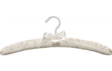 Petite Ivory Padded Top Hanger (15" X 1 1/4")