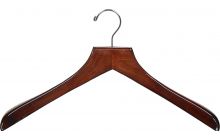 Oversized Walnut Wood Top Hanger (18" X 2")