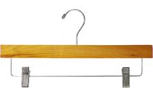 Honey Alder Bottom Hanger W/ Clips (14" X 3/8")