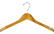 Petite Honey Alder Top Hanger W/ Notches (15" X 1/2")