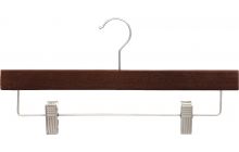 Mahogany Wood Bottom Hanger W/ Clips (14" X 5/8")