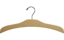 Natural Wood Top Hanger (16.5" X 3/8")