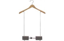 Natural Wood Display Hanger W/ 99" Adjustable Waist (17" X 1")