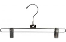 12" Chrome Metal Bottom Hanger W/ Clips