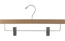 Unfinished Wood Slim Line Bottom Hanger W/ Clips (14" X 5/16")